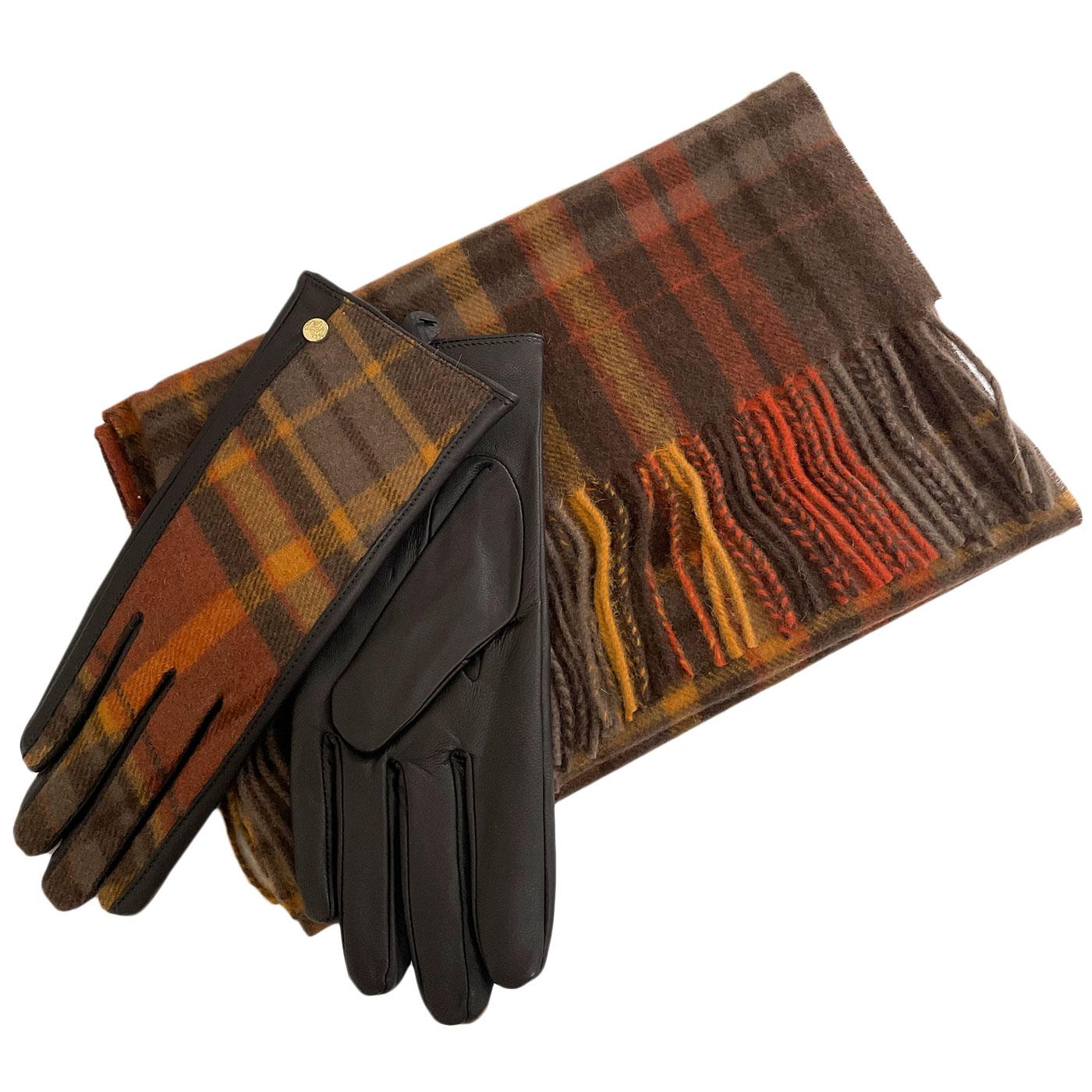 Failsworth Lambswool Scarf & Glove Gift Set G/C