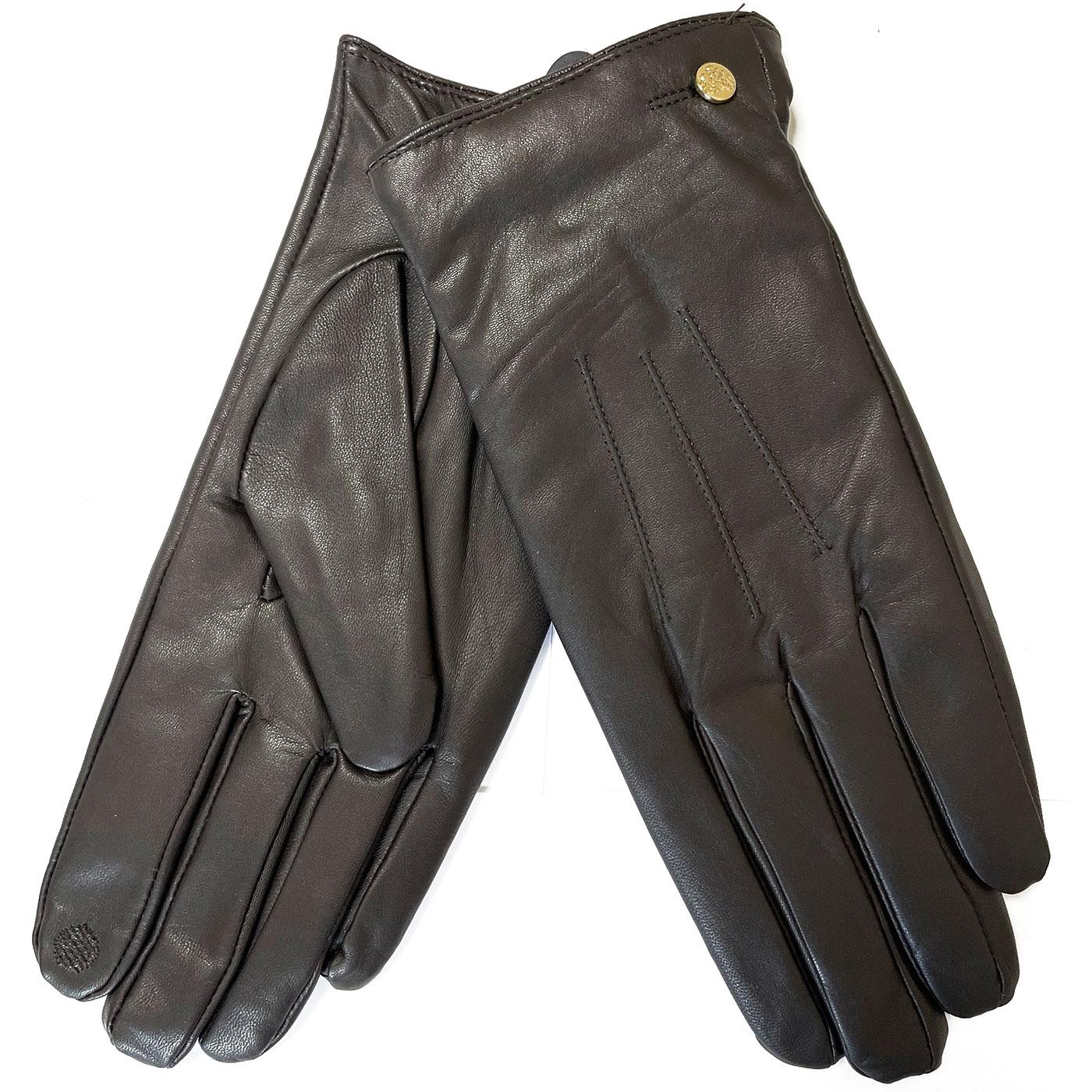 Olivia Failsworth Premium Leather Gloves Chocolate