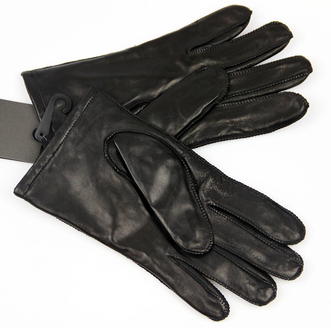 FAILSWORTH George Retro 1970s Vintage Style Leather Gloves
