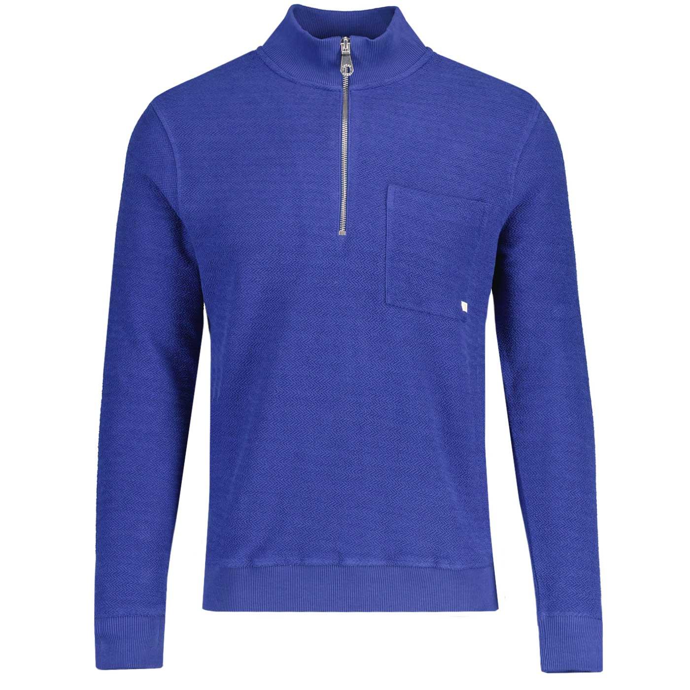 Andres Farah 1/4 Zip Funnel Neck Sweatshirt (DB)