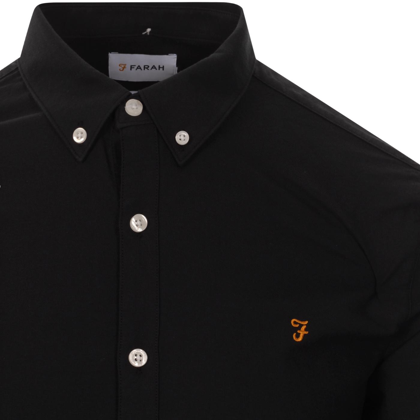 farah brewer shirt black