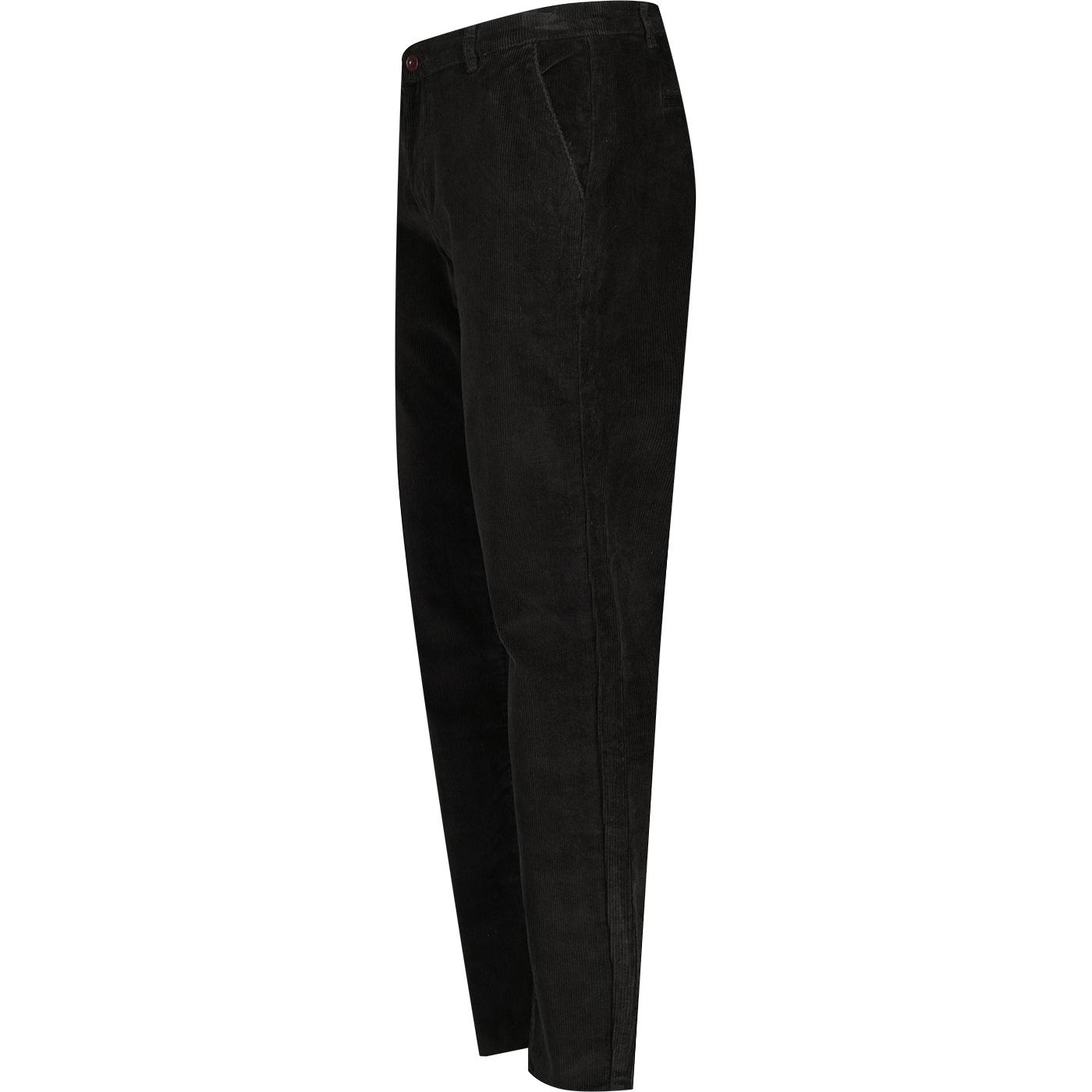 farah cord trousers black side