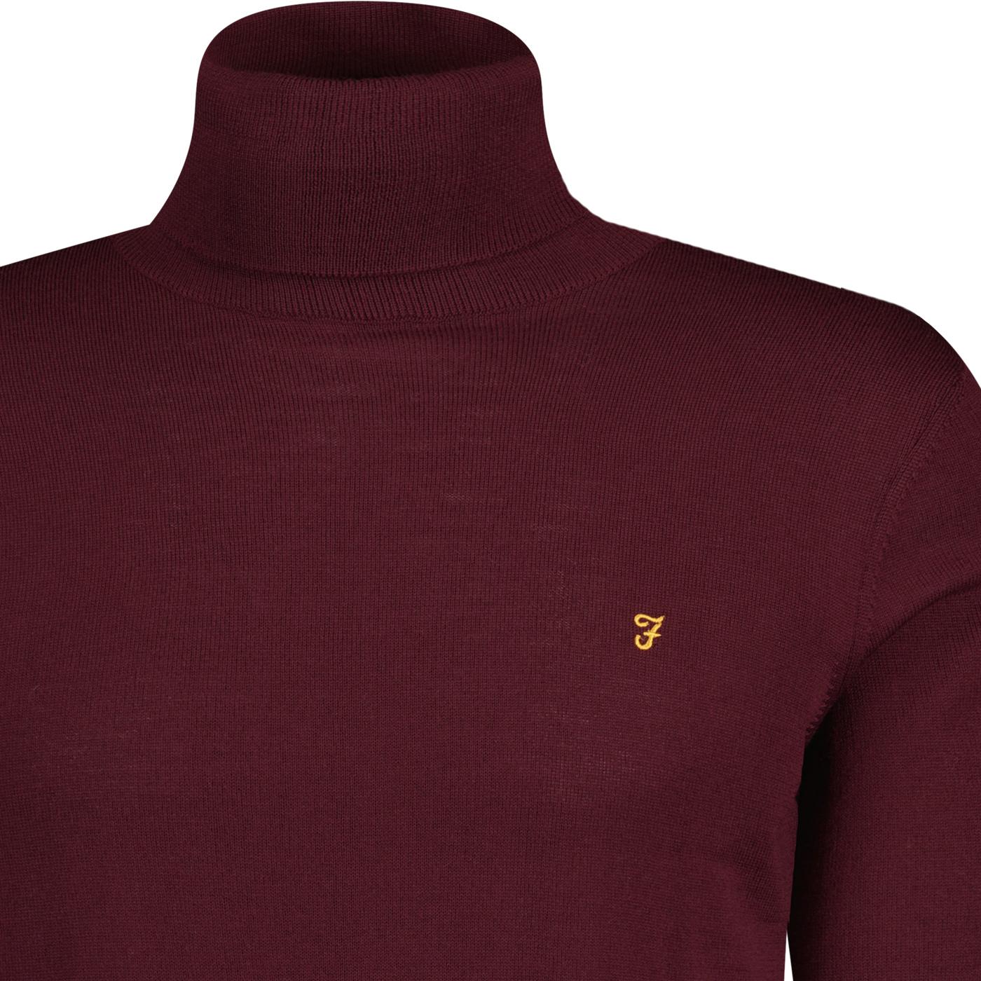 Farah roll shop neck jumper