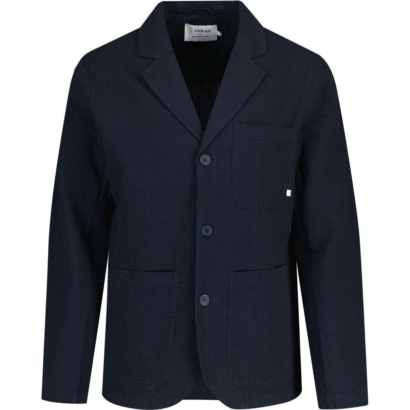 Habersham Farah Three Button Seersucker Blazer TN