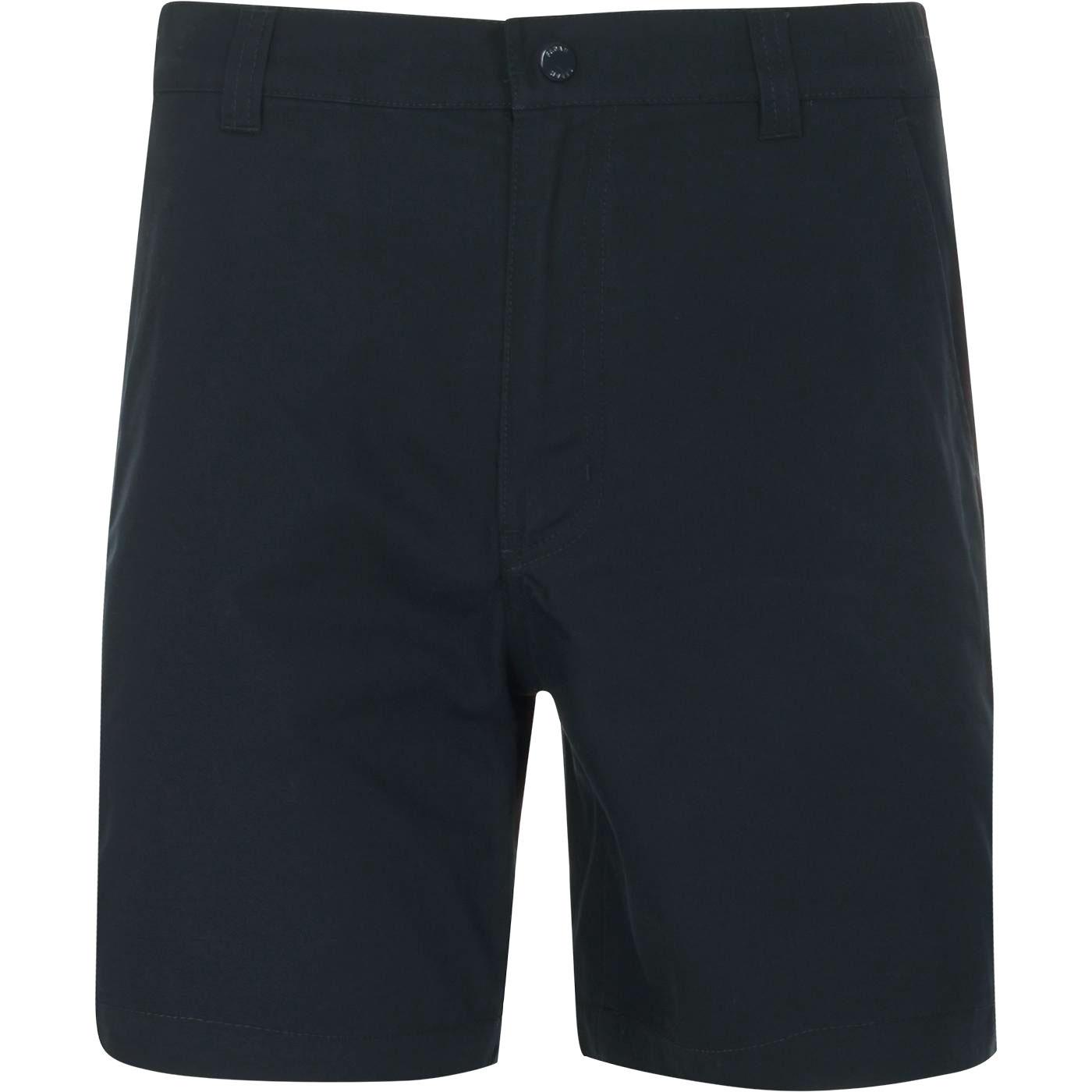 Redwald FARAH Men's Tailored Retro Rugby Shorts in Navy