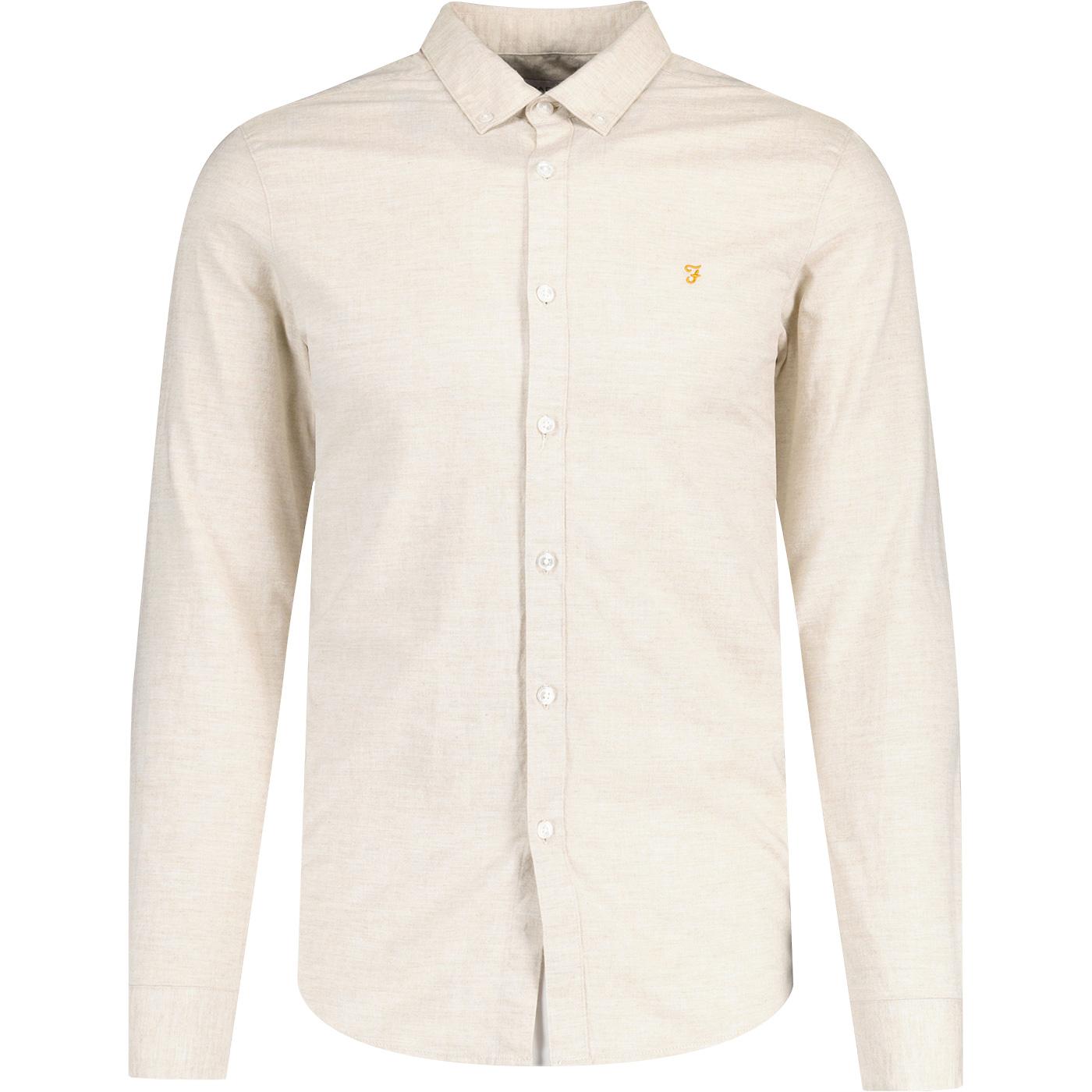 Steen Farah Slim Fit Button Down Oxford Shirt (H)