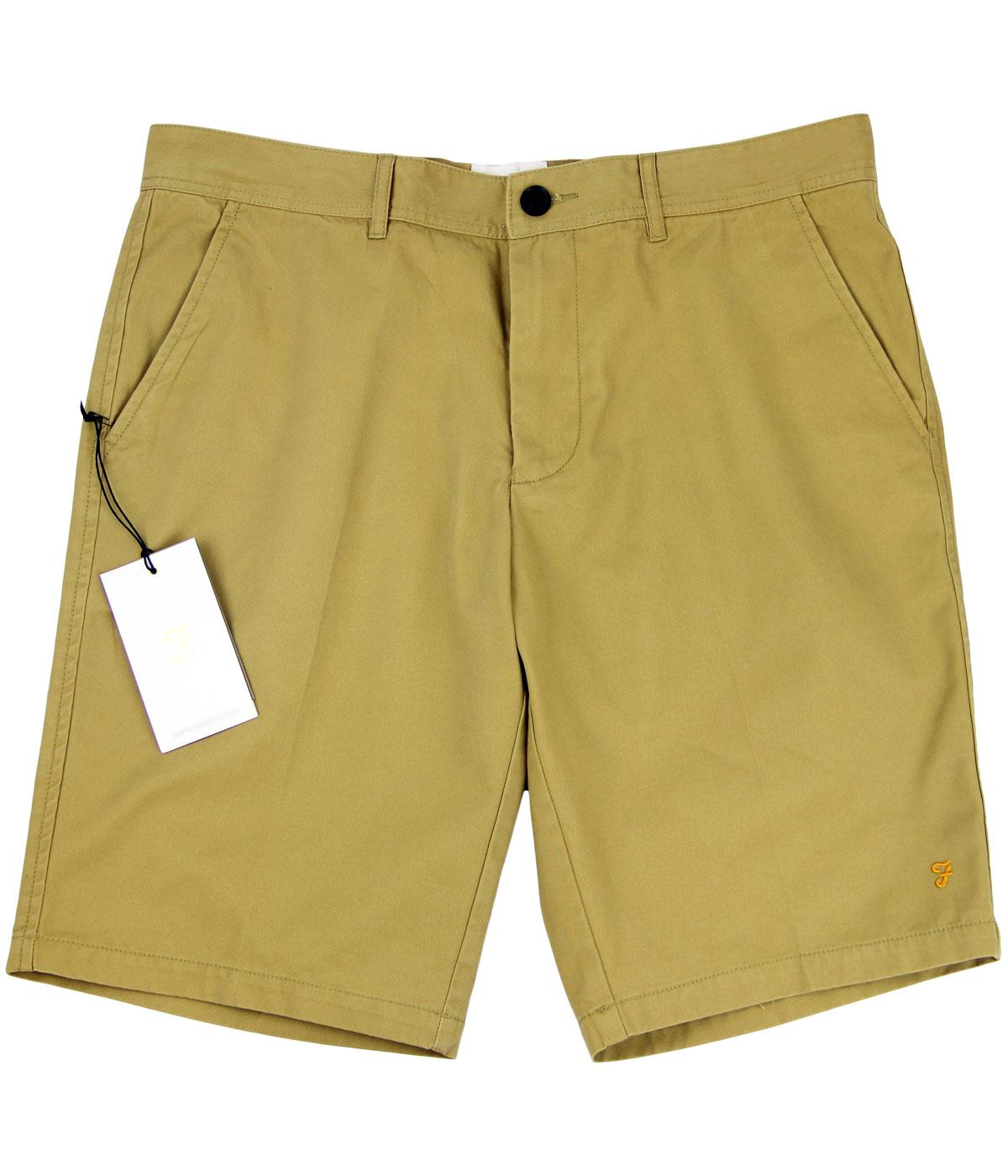 Berkley FARAH Retro Cotton Twill Smart Shorts (AB)