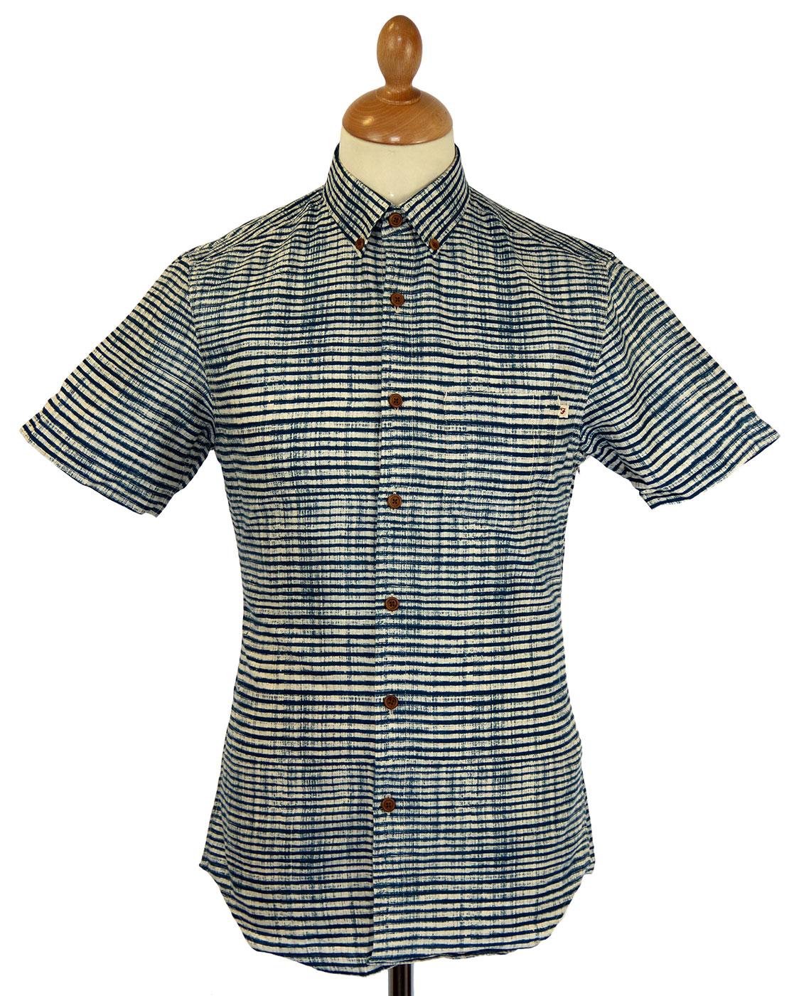 Willet FARAH 1920 Retro Mod Roller Stripe Shirt