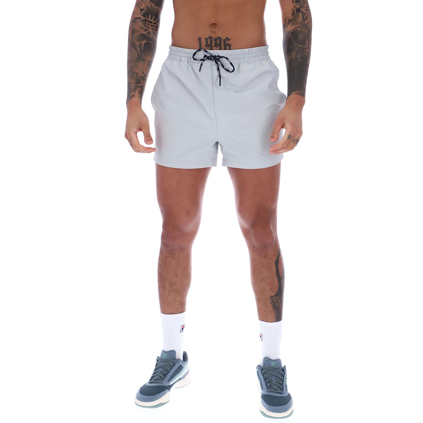 Fila Vintage Artoni Men's Retro Sports Swim Shorts in High Rise