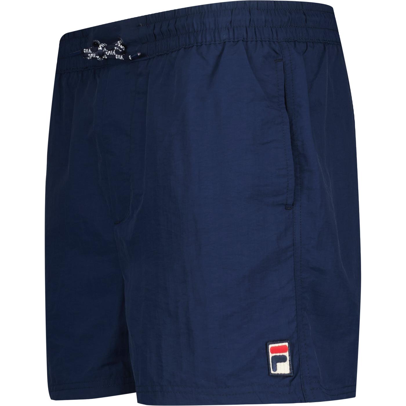 Artoni Fila Vintage Men's Navy Retro Swim Shorts