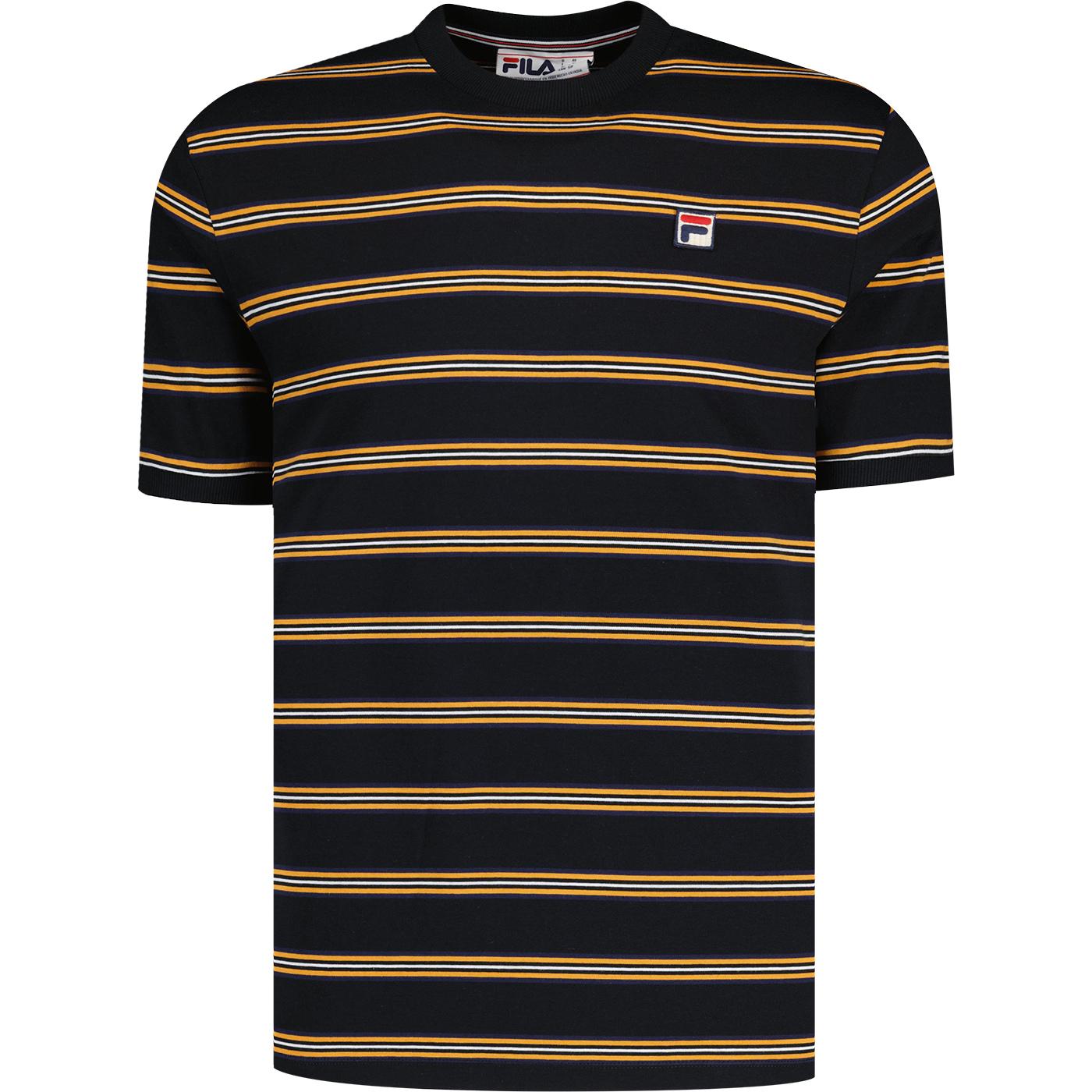 Bruno Fila Vintage Striped Retro Ringer T-shirt B