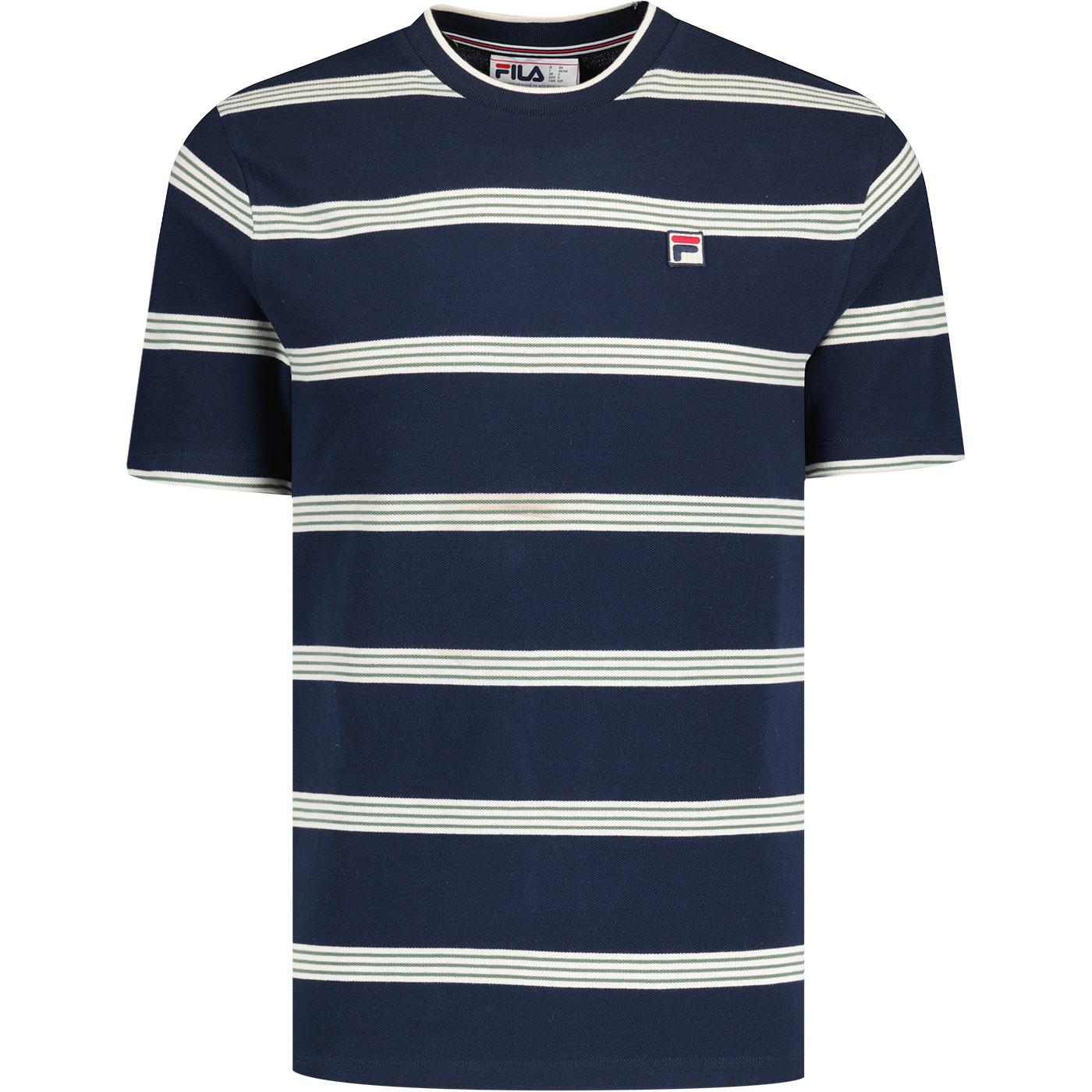 Chapman Fila Vintage Yarn Dyed Striped T-shirt N/G