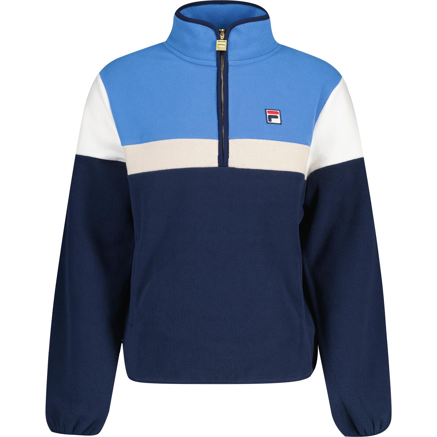 Darwin Fila Vintage Colour Block 1 4 Zip Fleece FN