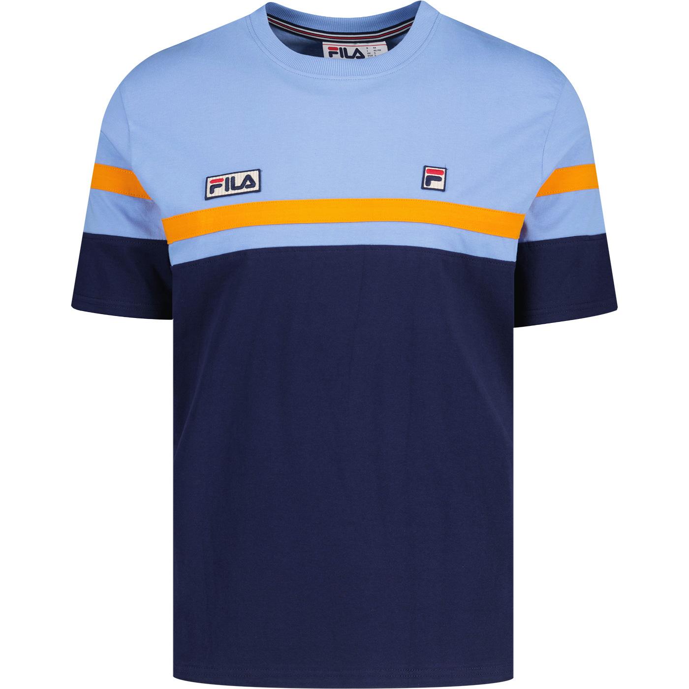 Duncan Fila Vintage Cut & Sew Stripe Crew Tee (VB)