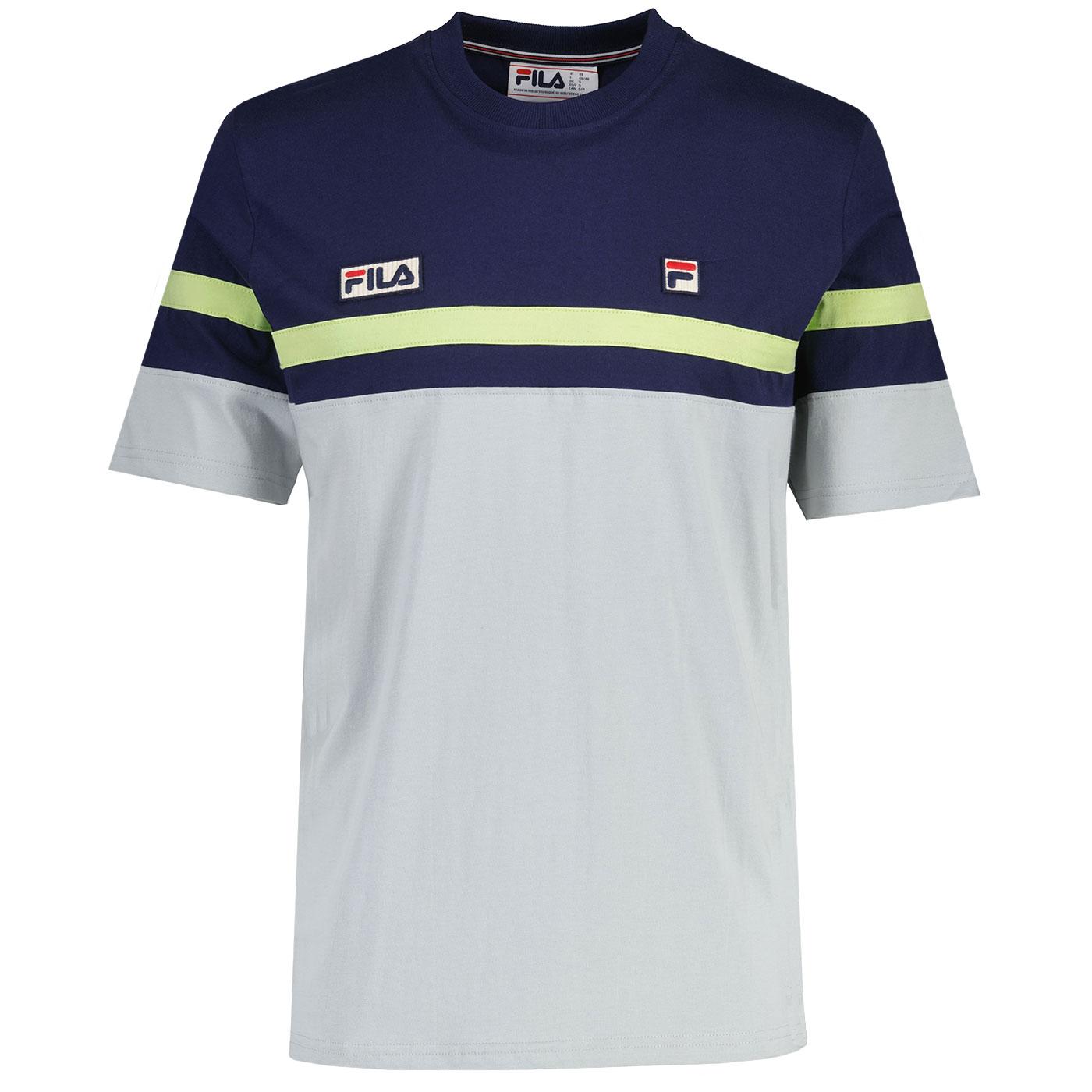 Duncan Fila Vintage Cut & Sew Stripe Crew Tee (FN)