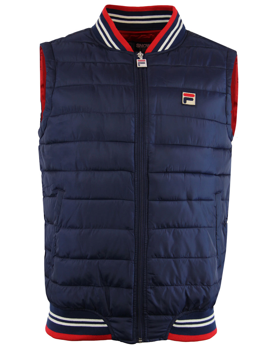 Canapine FILA VINTAGE Retro Eighties Quilted Gilet