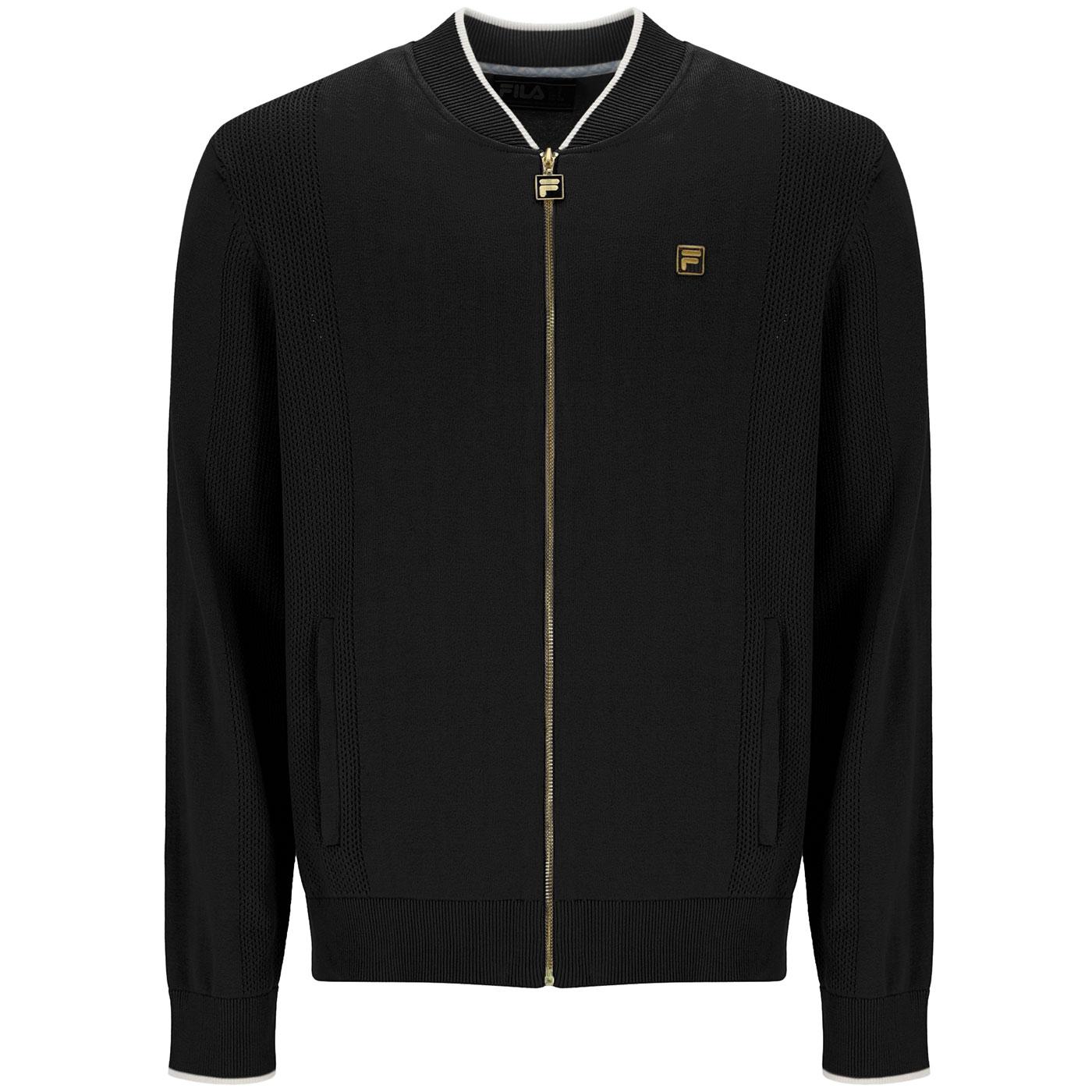 Ferguson Fila Gold Pointelle Panel Track Top B