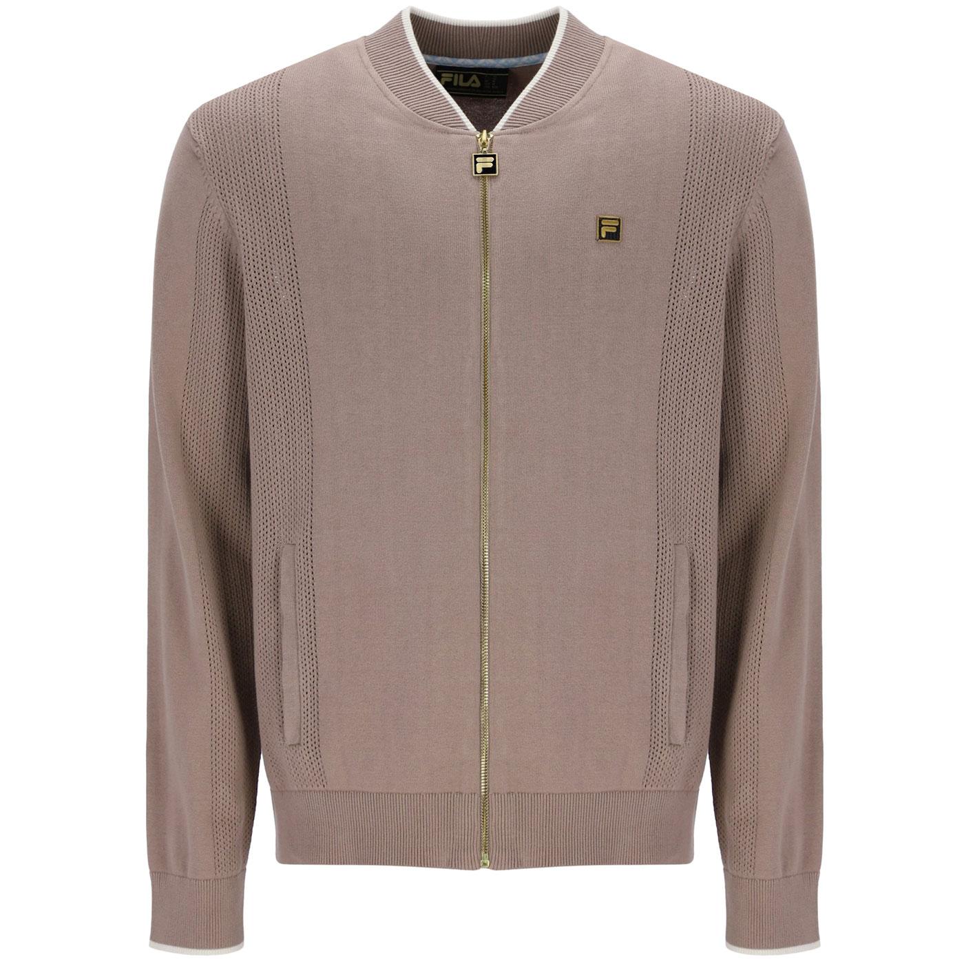 Ferguson Fila Gold Pointelle Panel Track Top MM