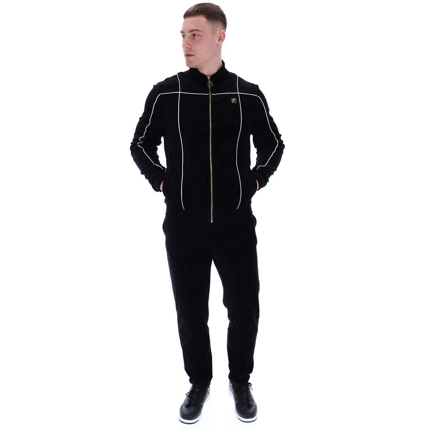 Fila Vintage Nichols & Sims Velour Tracksuit B