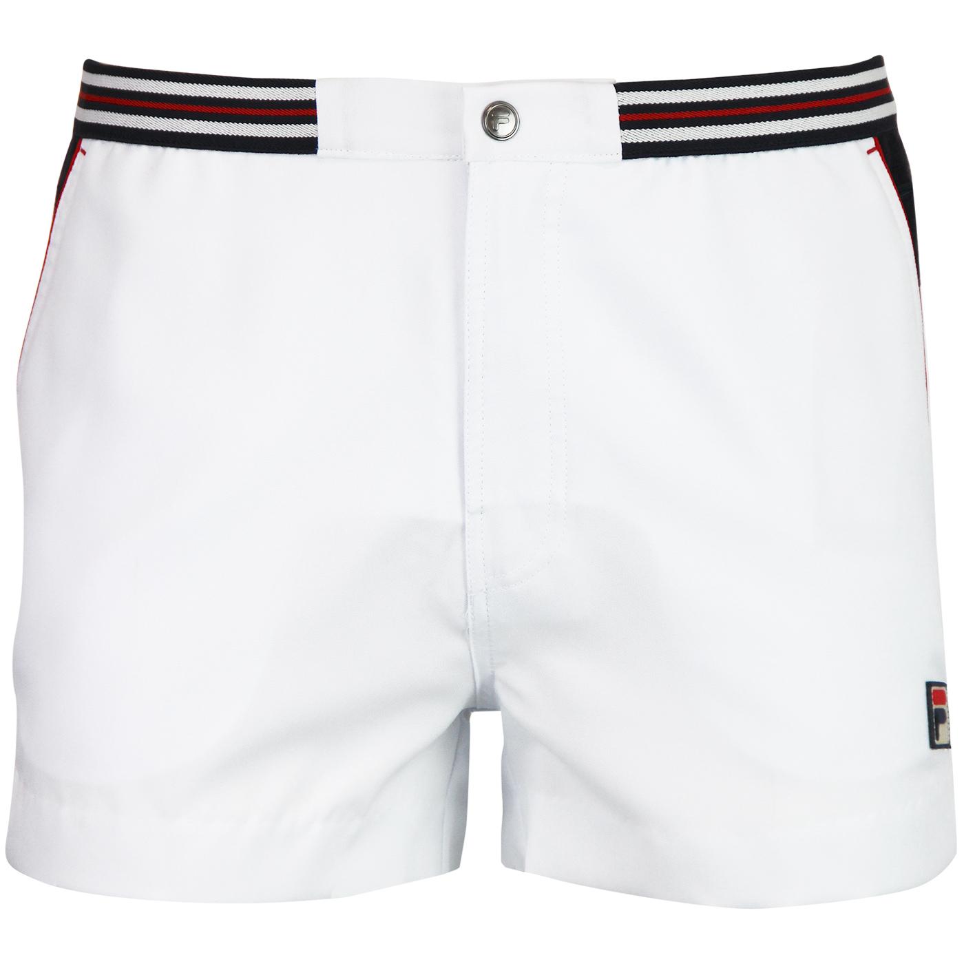 Hightide 4 Retro Tennis Shorts White 