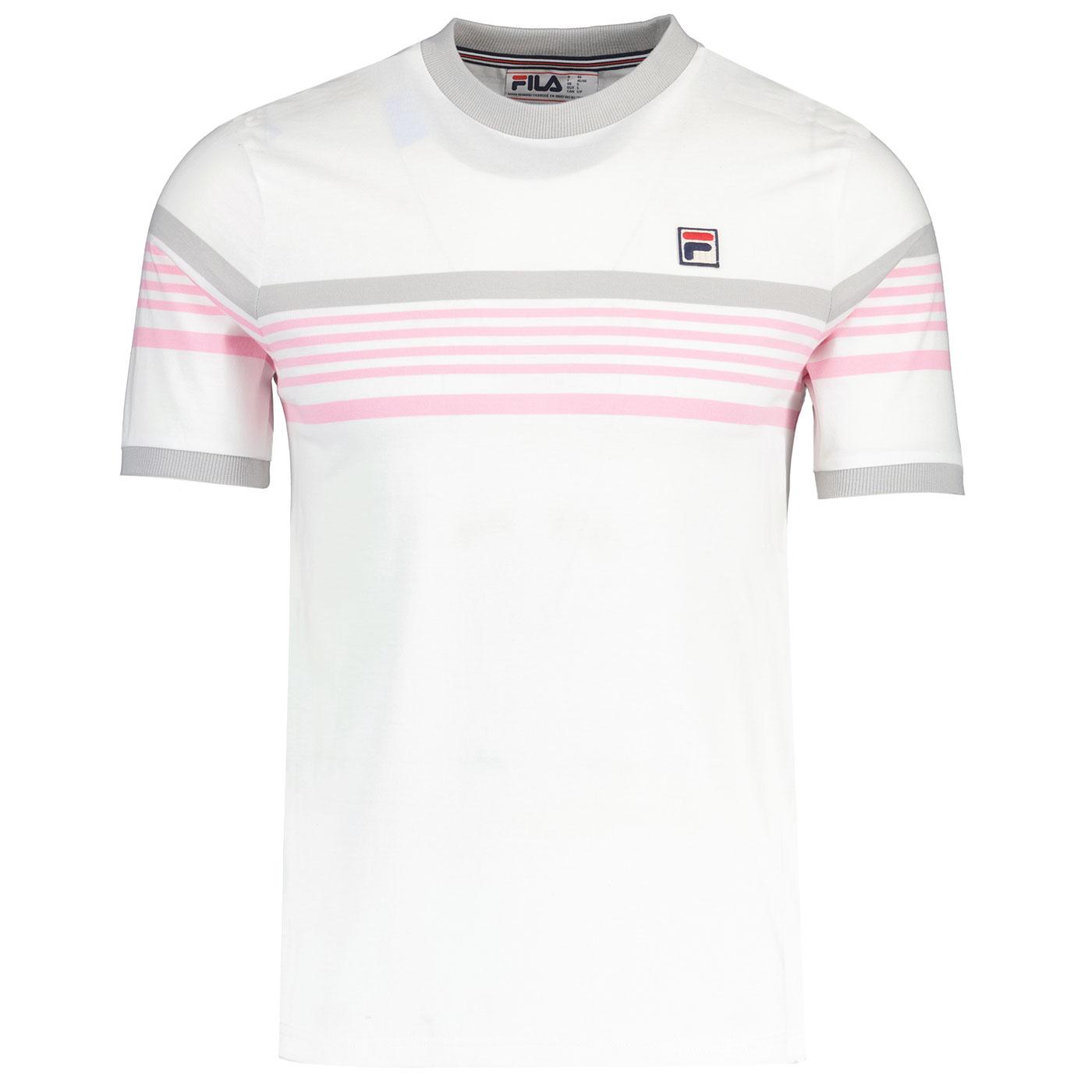 James Fila Vintage Yarn Dye Stripe Retro Tee W