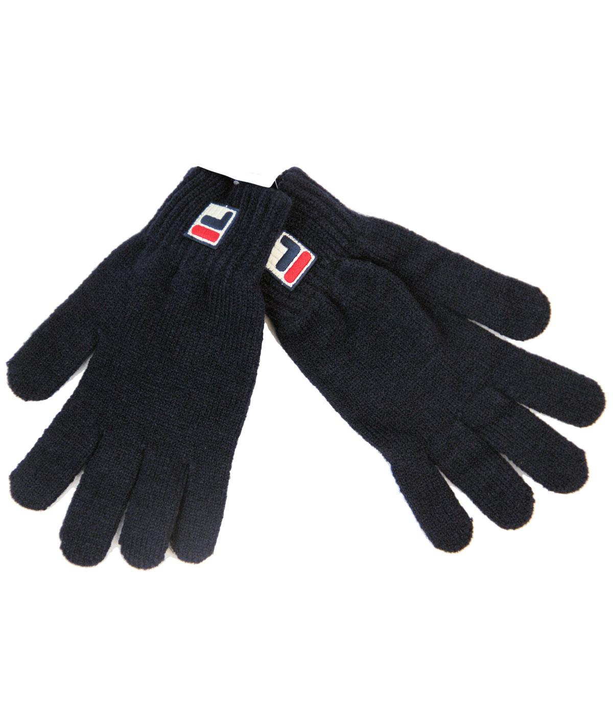 Geti FILA VINTAGE Knitted Retro 70s Ski Gloves