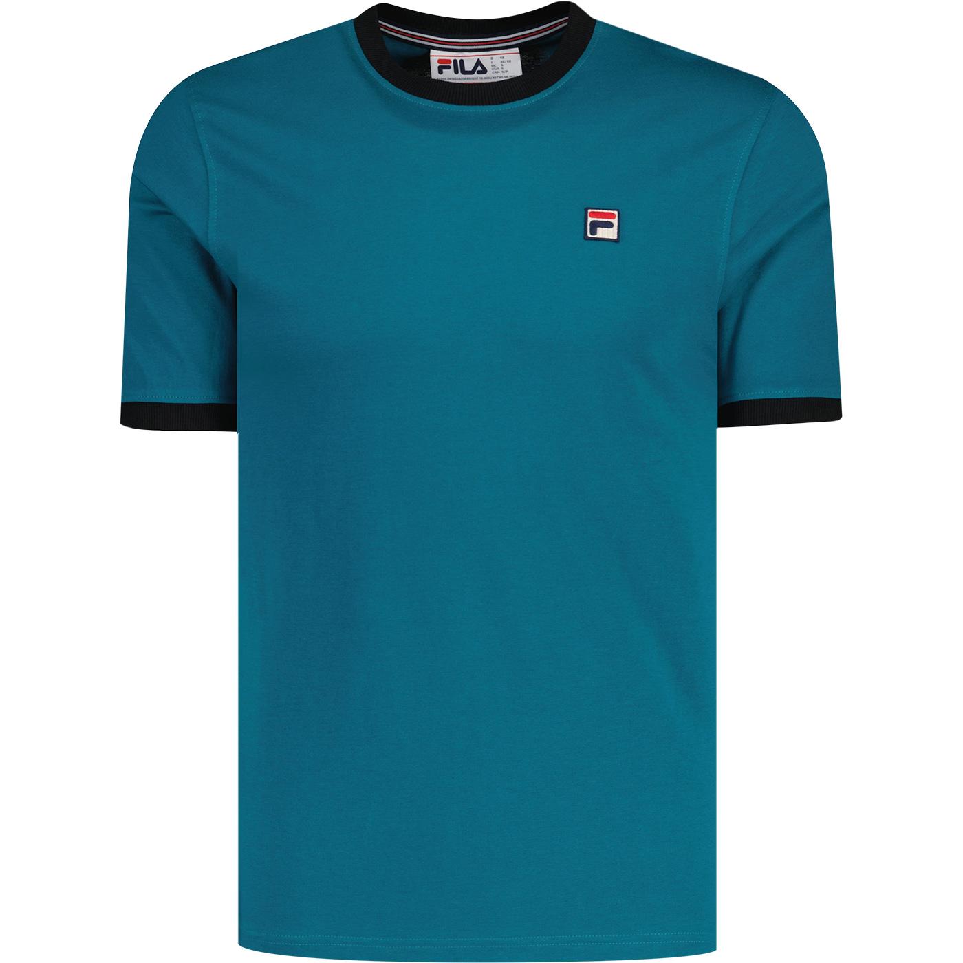 Marconi Fila Vintage Retro 70s Ringer T-shirt DL/B