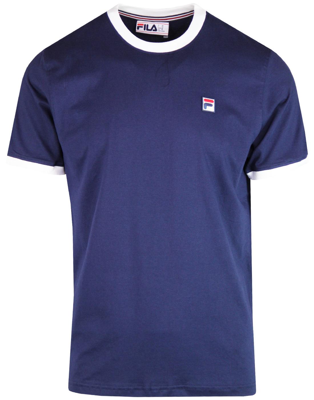Marconi FILA VINTAGE Men's Retro Ringer T-Shirt P