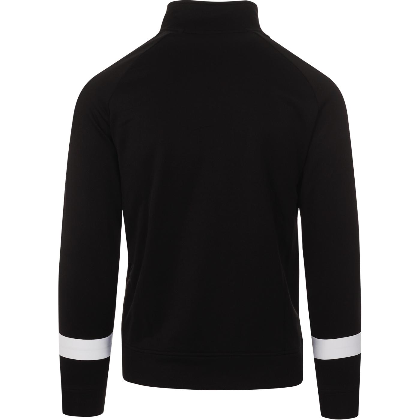 FILA VINTAGE Renzo Retro 1970s Panel Track Jacket in Black