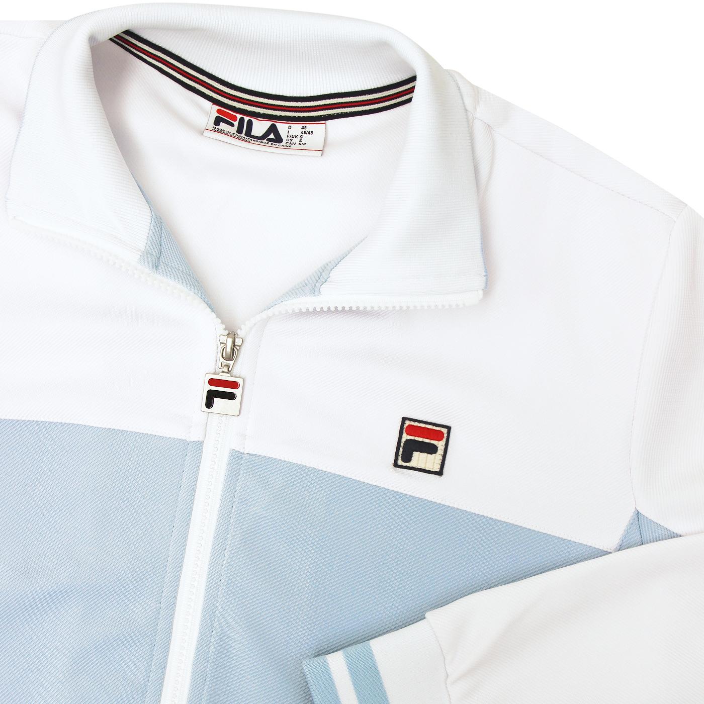 FILA VINTAGE Tiebreaker Retro 70s Track Top Cashmere Blue