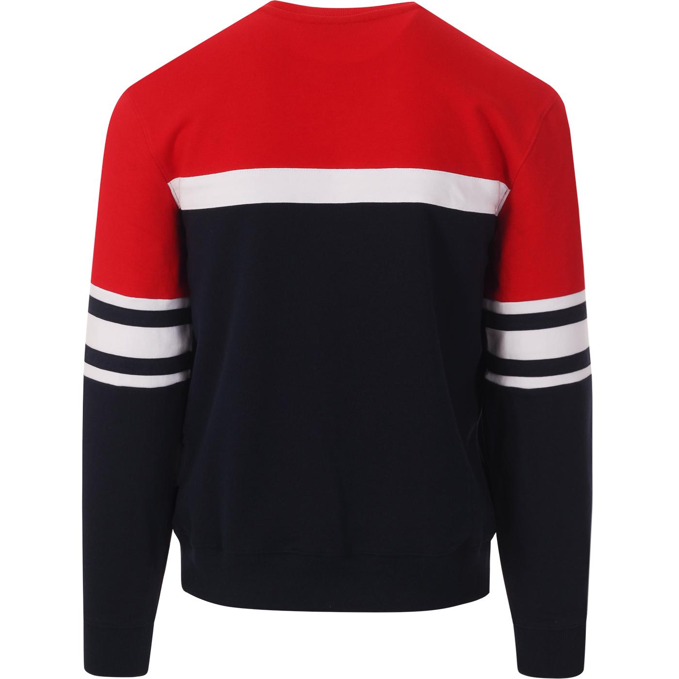 vintage color block sweatshirt