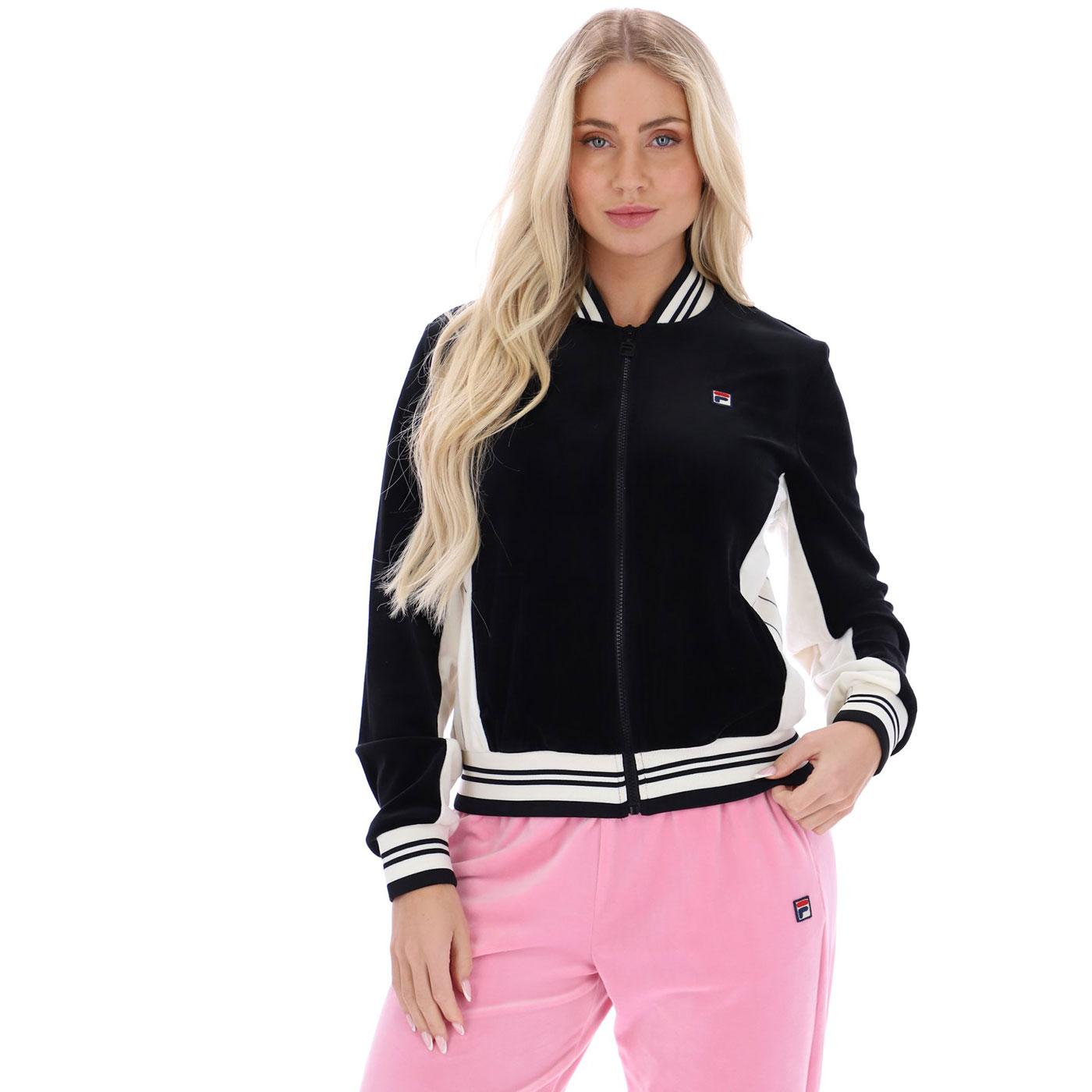 Jenesis Fila Vintage Baseball Zip Up Track Top B