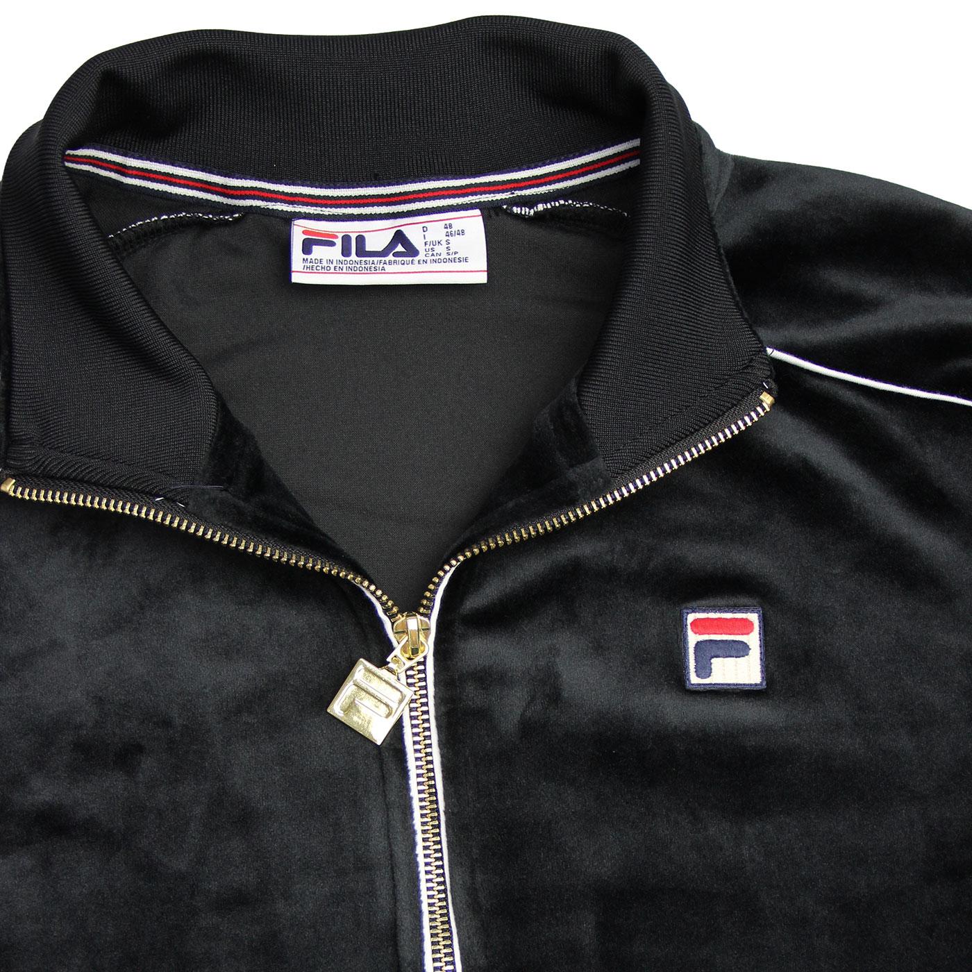 fila vintage velour track jacket