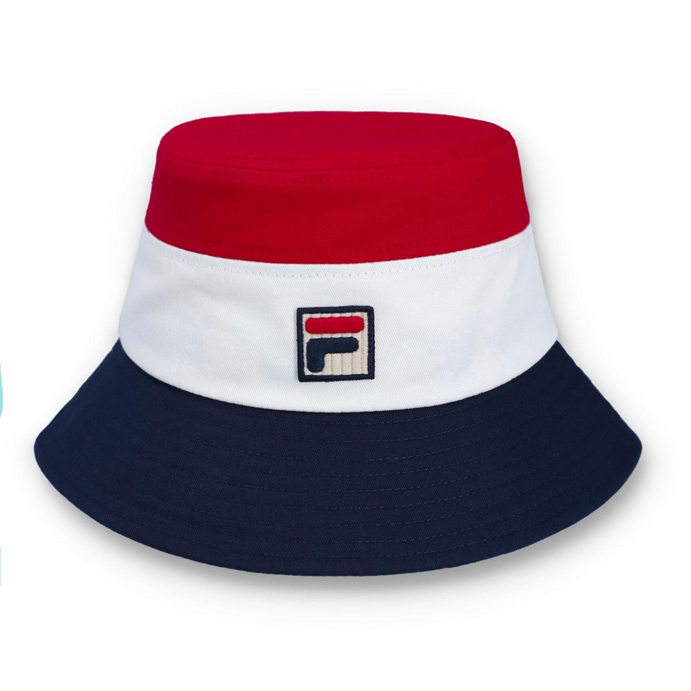 Marco Fila Vintage Tricolour Retro Bucket Hat RWN