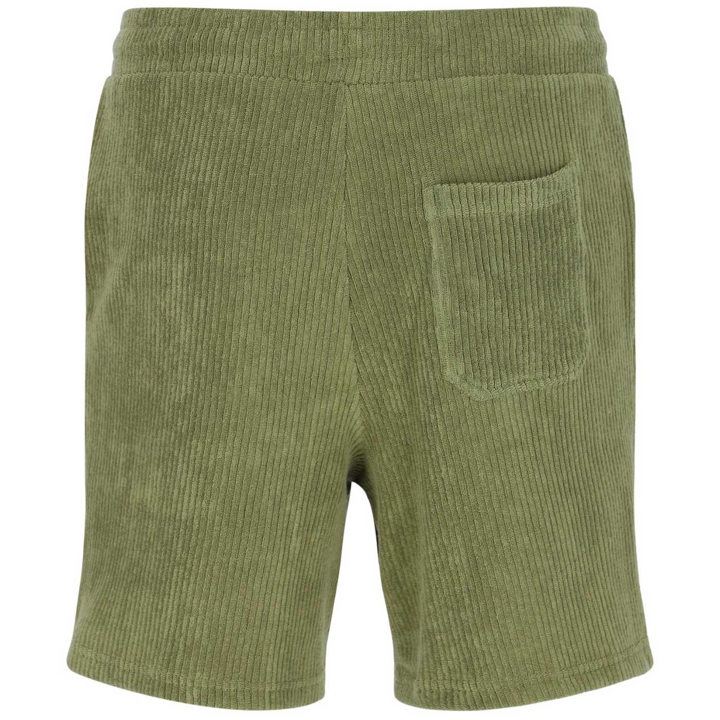 Fila Vintage Ronan Retro Drop Needle Terry Shorts Moss Stone