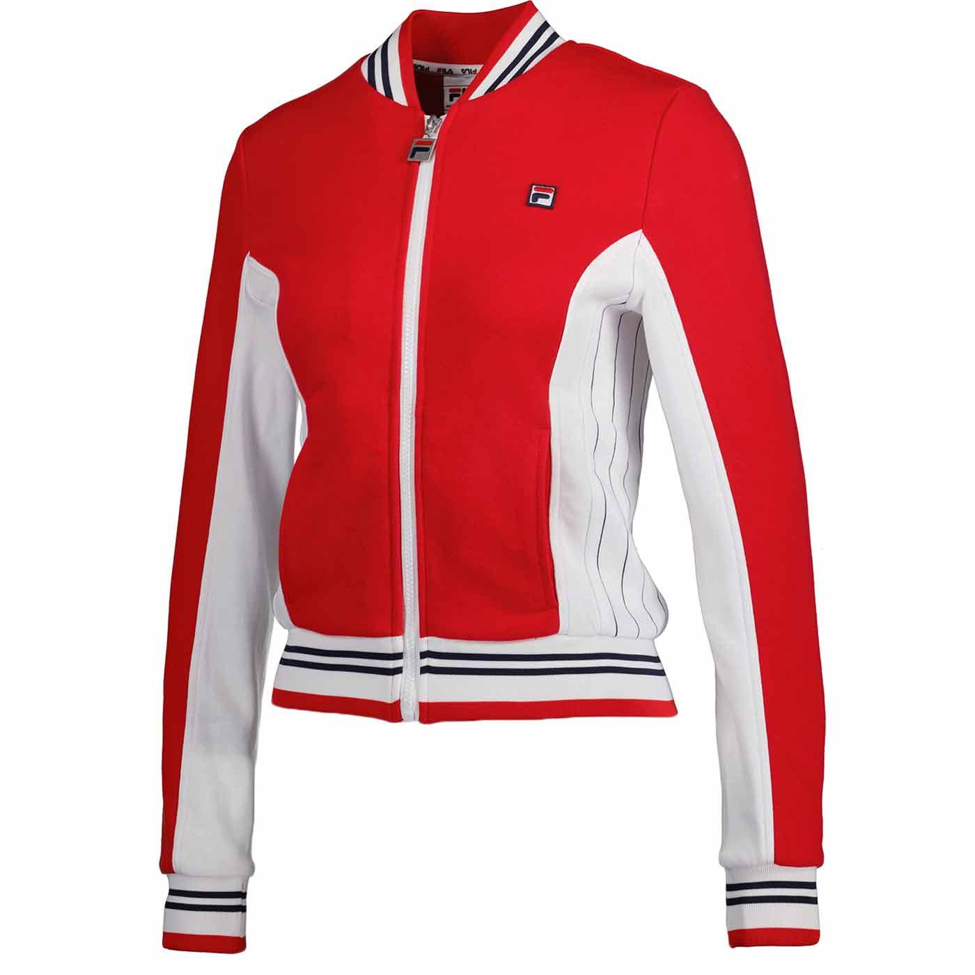 Settanta 2 Fila Vintage French Terry Jacket in Fila Red