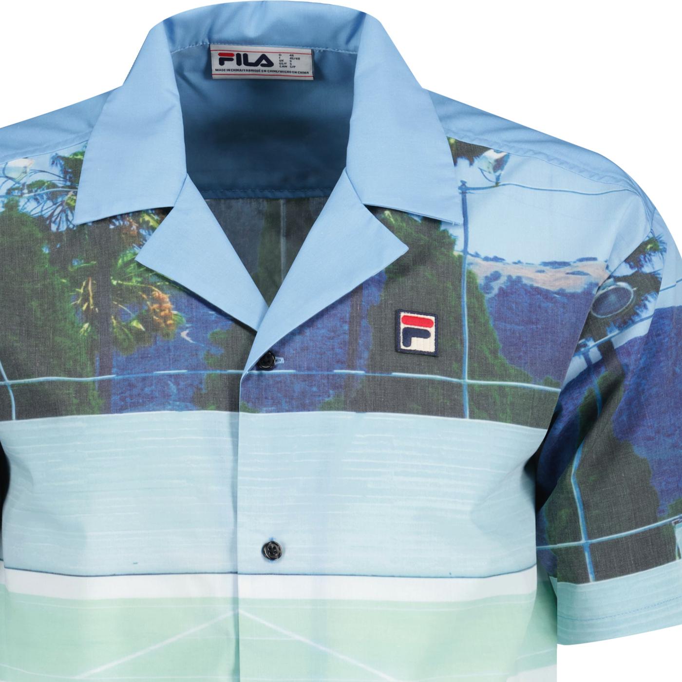 Fila button up shirt hotsell