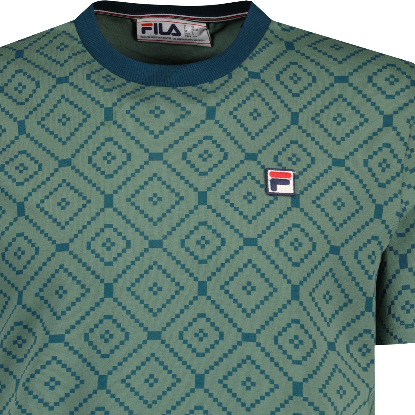 Fila all over print hotsell t shirt