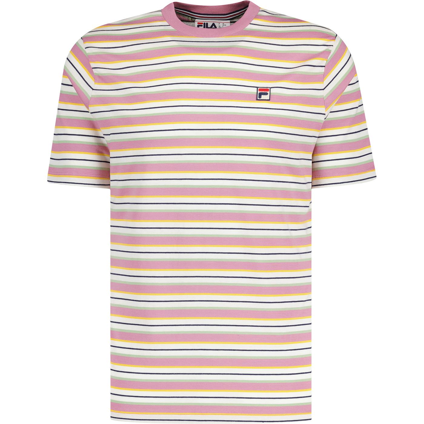 Zar Fila Vintage Yarn Dye Retro Striped T-Shirt