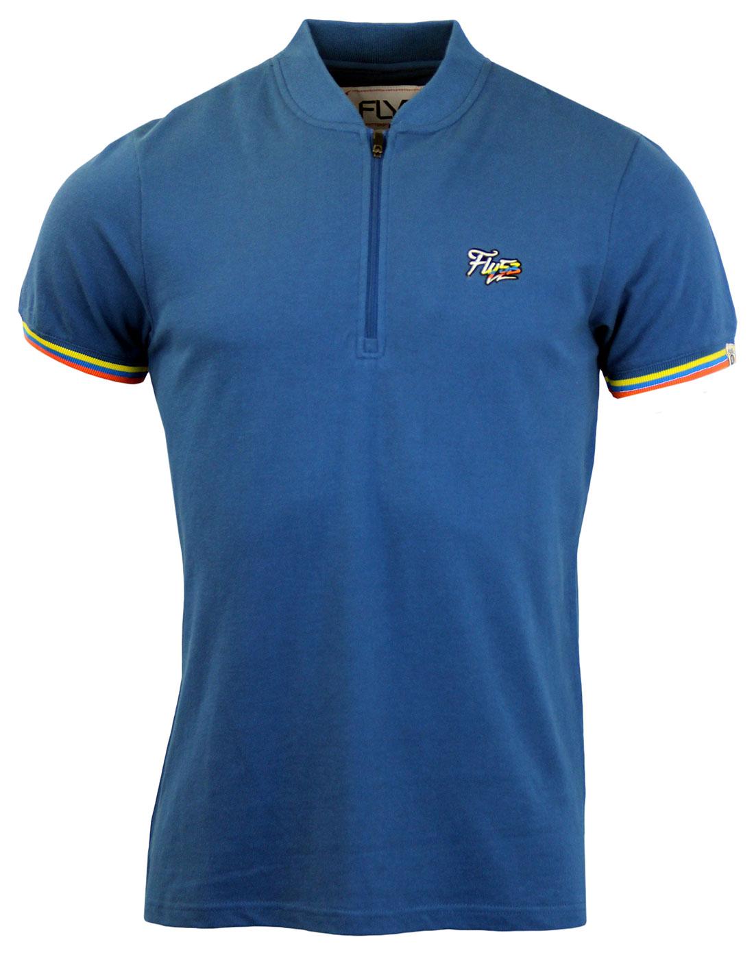 Musette FLY53 Retro Mod Zip Neck Cycling T-shirt