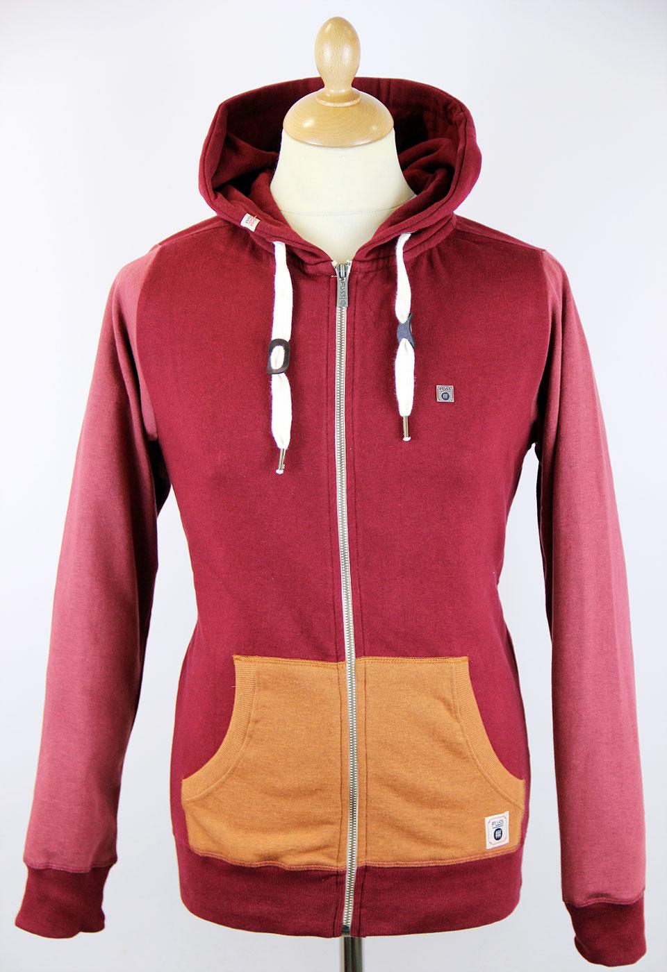 Exit Strategy FLY53 Retro Block Colour Hooded Top