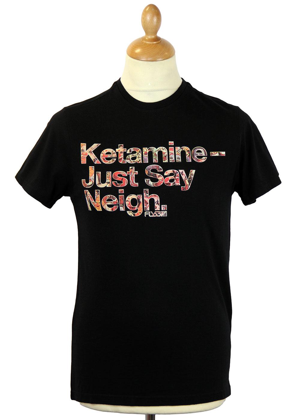 Ketamine FLY53 Retro Indie Just Say Neigh Tee (B)