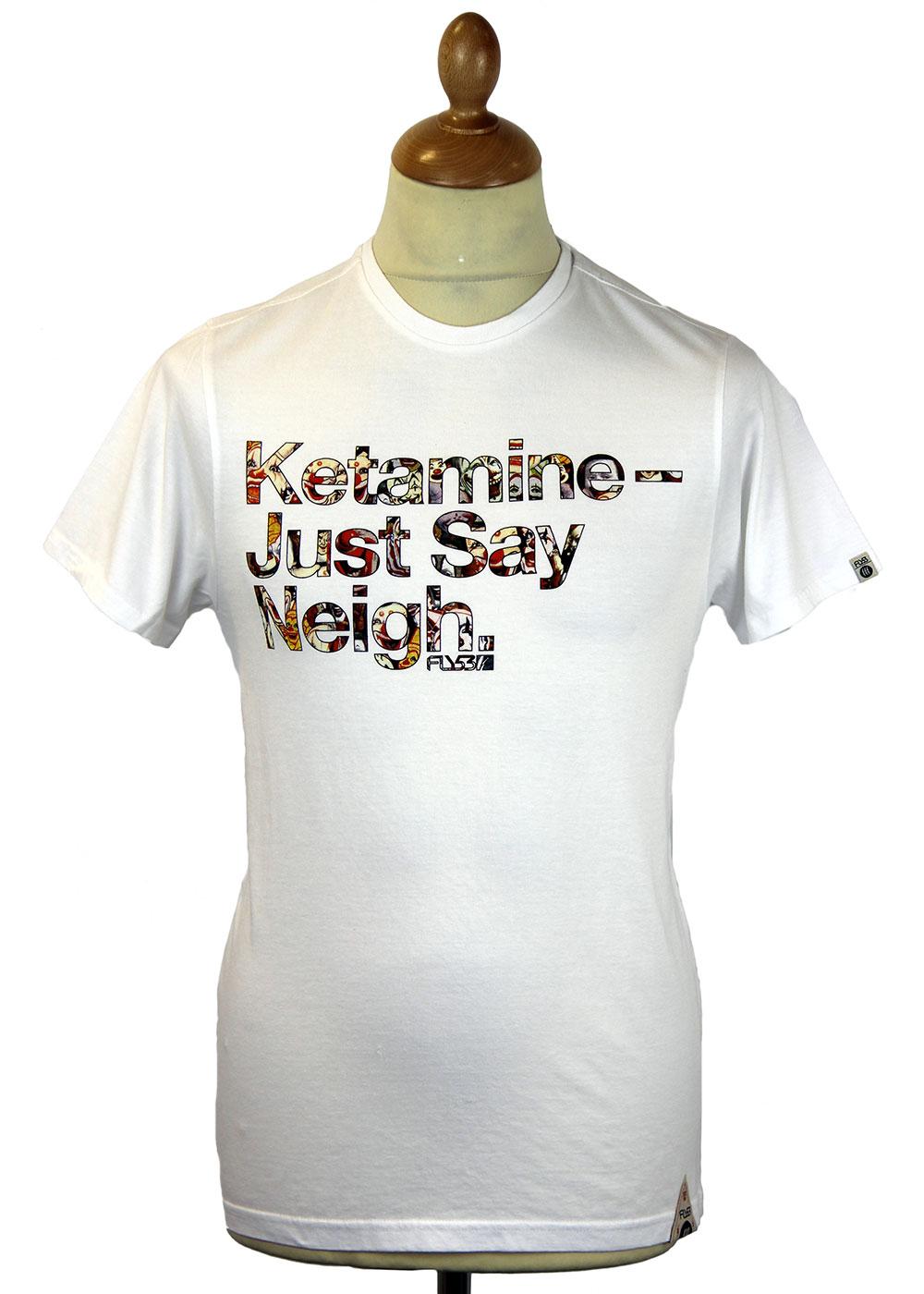 Ketamine FLY53 Retro Indie Just Say Neigh Tee (W)