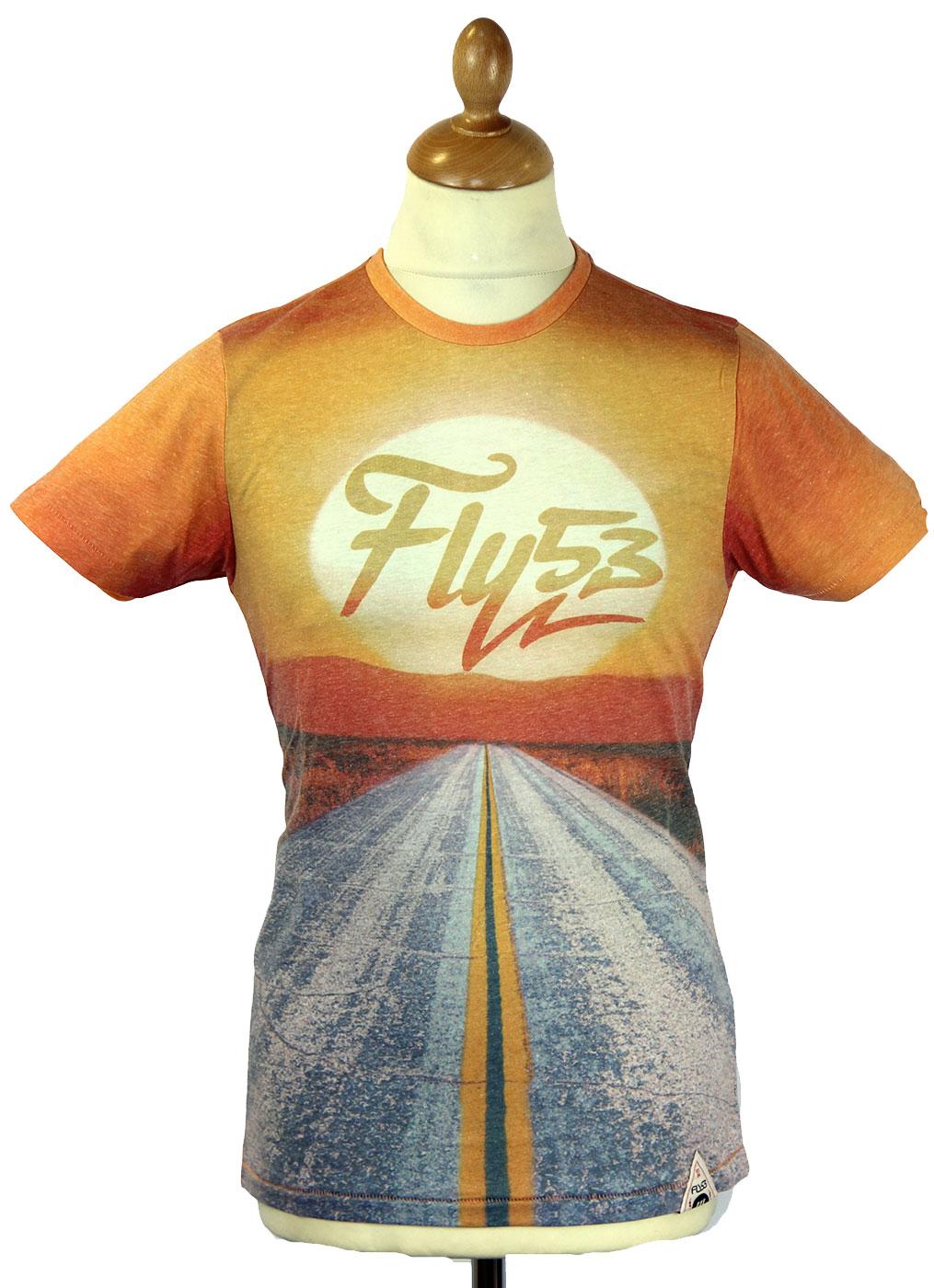 Frontier FLY53 Retro Indie Sublimation Print Tee