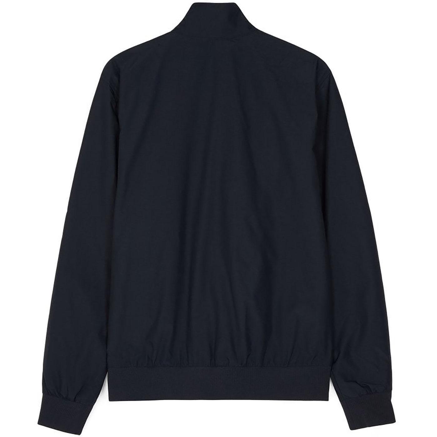 FRED PERRY 'Brentham' Tipped Windbreaker Jacket in Navy