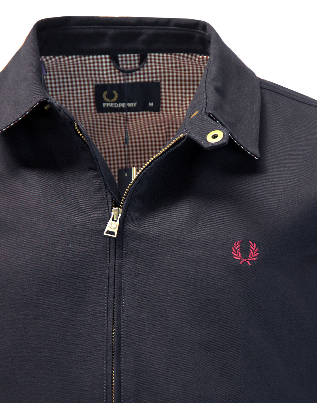 FRED PERRY Retro Mod 70s Caban Jacket in Navy