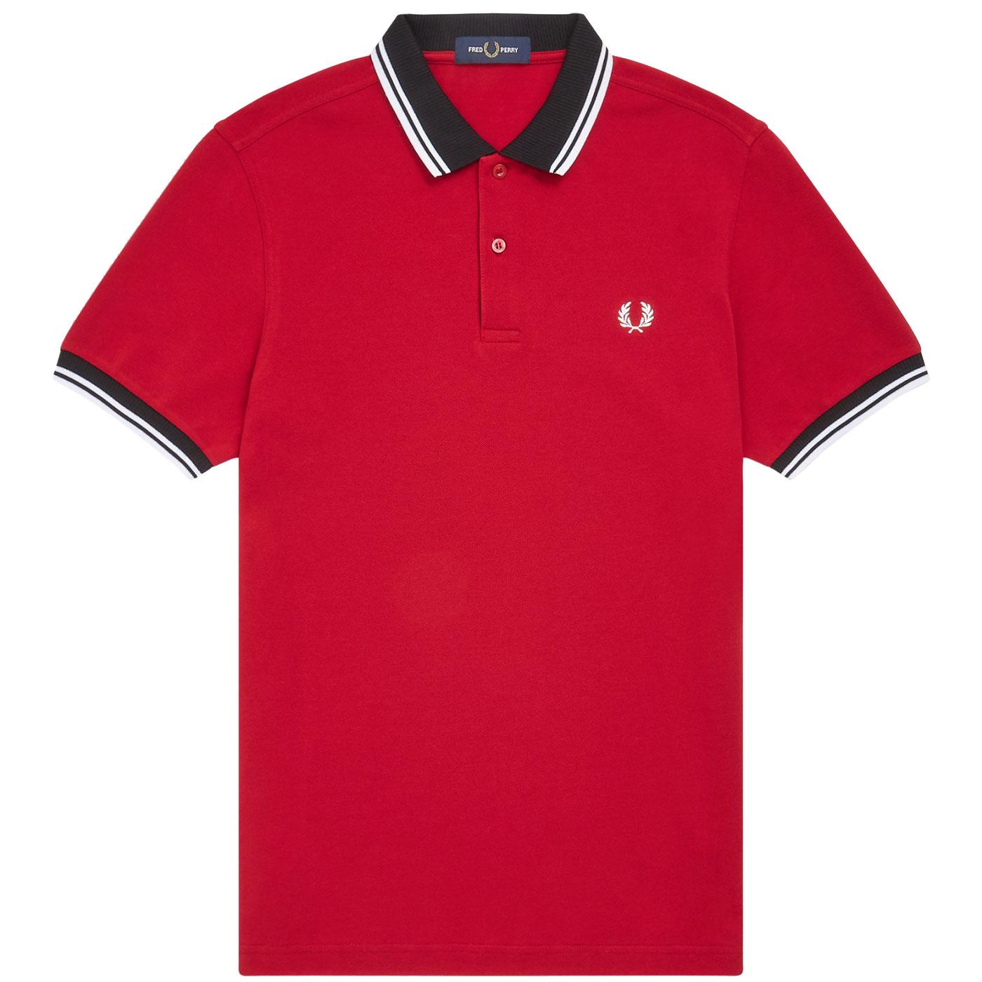 FRED PERRY Contrast Trim Tipped Mod Pique Polo S