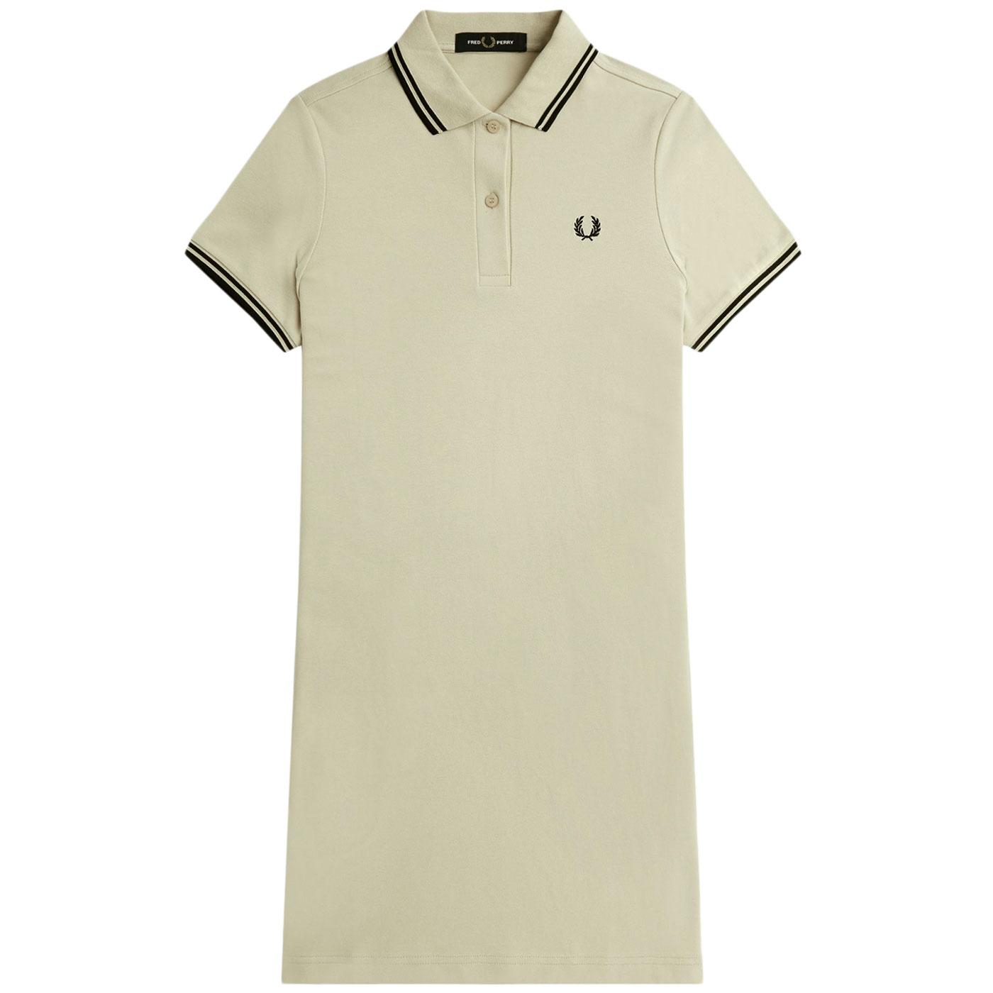 D3600 FRED PERRY Retro Twin Tipped Polo Dress (O)