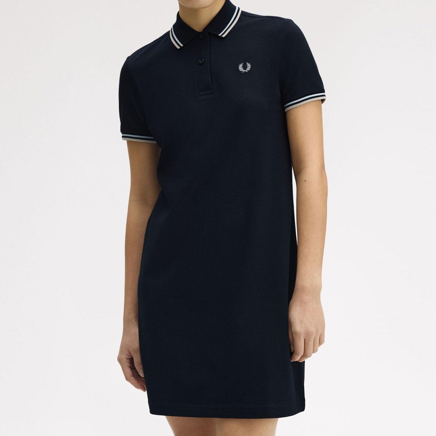 D3600 Fred Perry Mod Twin Tipped Shirt Dress N/LI
