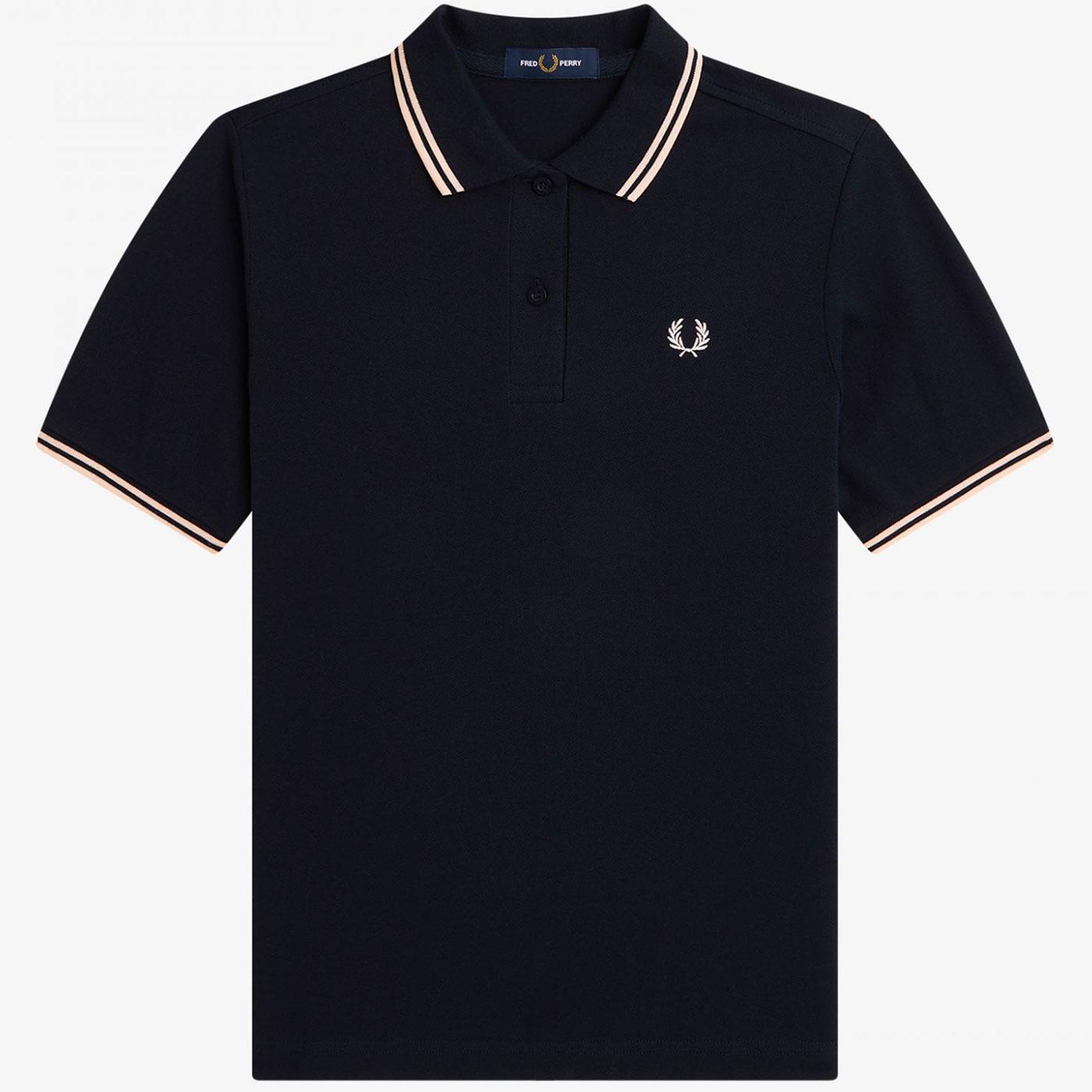FRED PERRY Women's G3600 Retro Twin Tipped Polo N